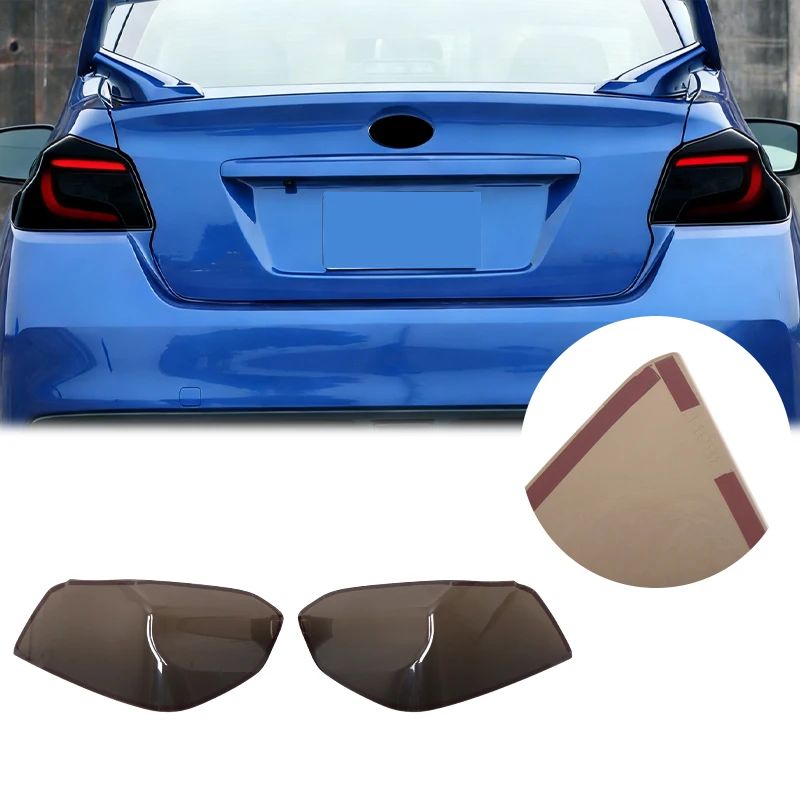 

Для Subaru WRX STI Impreza 2015-2021 ABS черненый задний фонарь автомобиля, указатель поворота, декоративная крышка, автомобильные аксессуары