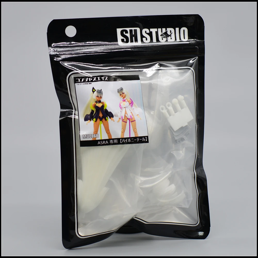 

[Без рисунка] SH MU086B 1/12 аниме Mecha Girl Hair GK Conversion Parts Fit 6in BUSTER DOLL PUNI MOFU Модель Аксессуары DIY