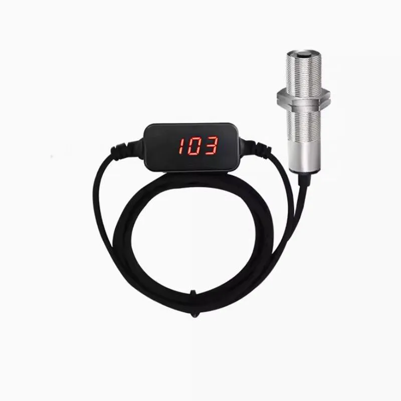 RS485 Ultrasonic Radar Level Switch Material Displacement Sensor High-Precision Infrared Laser Ranging Display Module