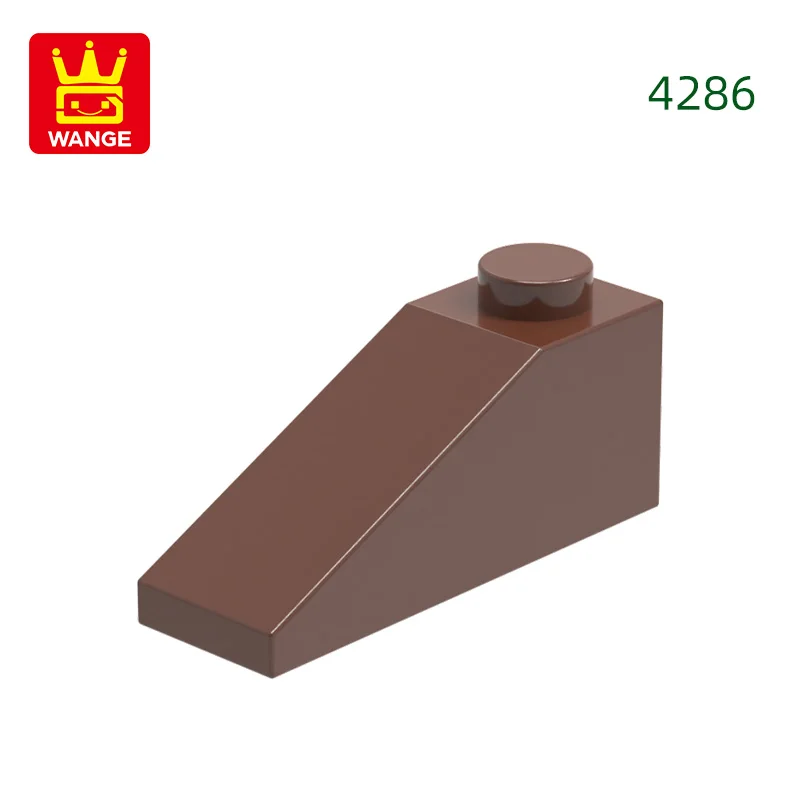 Wange 116 stks/partij 4286 1x3 Hellende Gebied Bouwstenen Moc Dak Accessoires Compatibel Met Schuine Bakstenen Kinderen Speelgoed Geschenk - afbeelding 1