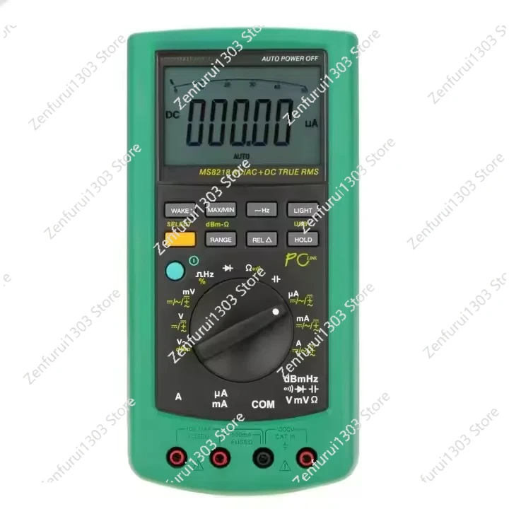 MS8218 Digital Multimeter 50000 Counts Multifunction True USB DMM 5 1/2 Bit Auto Range Tester Ammeter Multitester