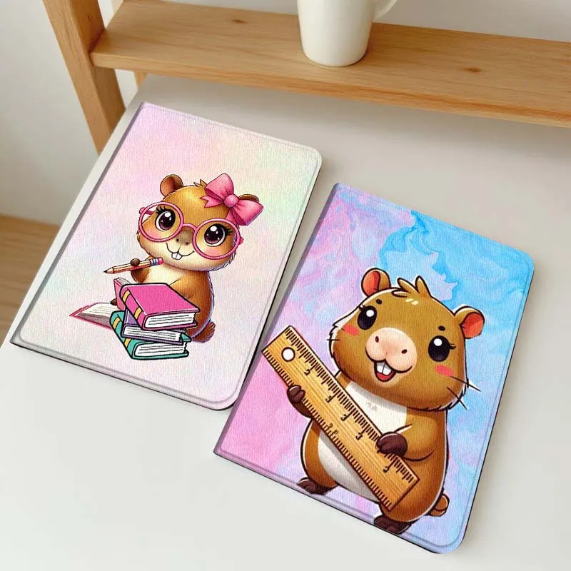 

Capybara Popular Art Cute Gift For Samsung Galaxy Tab A7 A A8 A9 A11 S6 S11 10.1 10.4 10.5 Inch Lite PLus Soft Tablet Case
