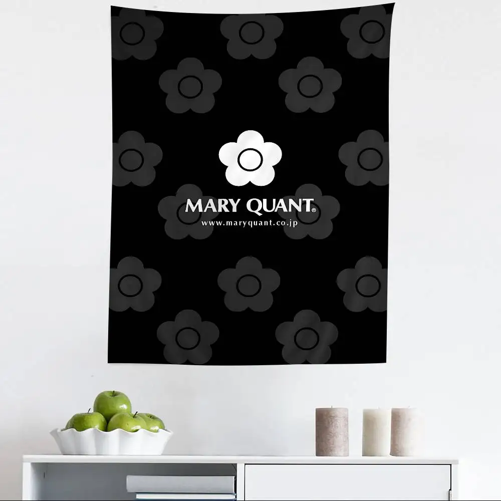 Fashion M-Mary-Q-Quants Chart Tapestry for Living Room Home Dorm Decor Art Home Decor