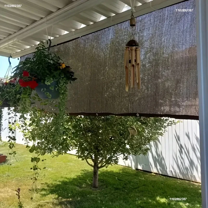 4x5mSunshade net 12 iğne kahve güneşlik net ev bahçe etli UV koruma 85-90% güneşlik net balkon güneşlik araba döken