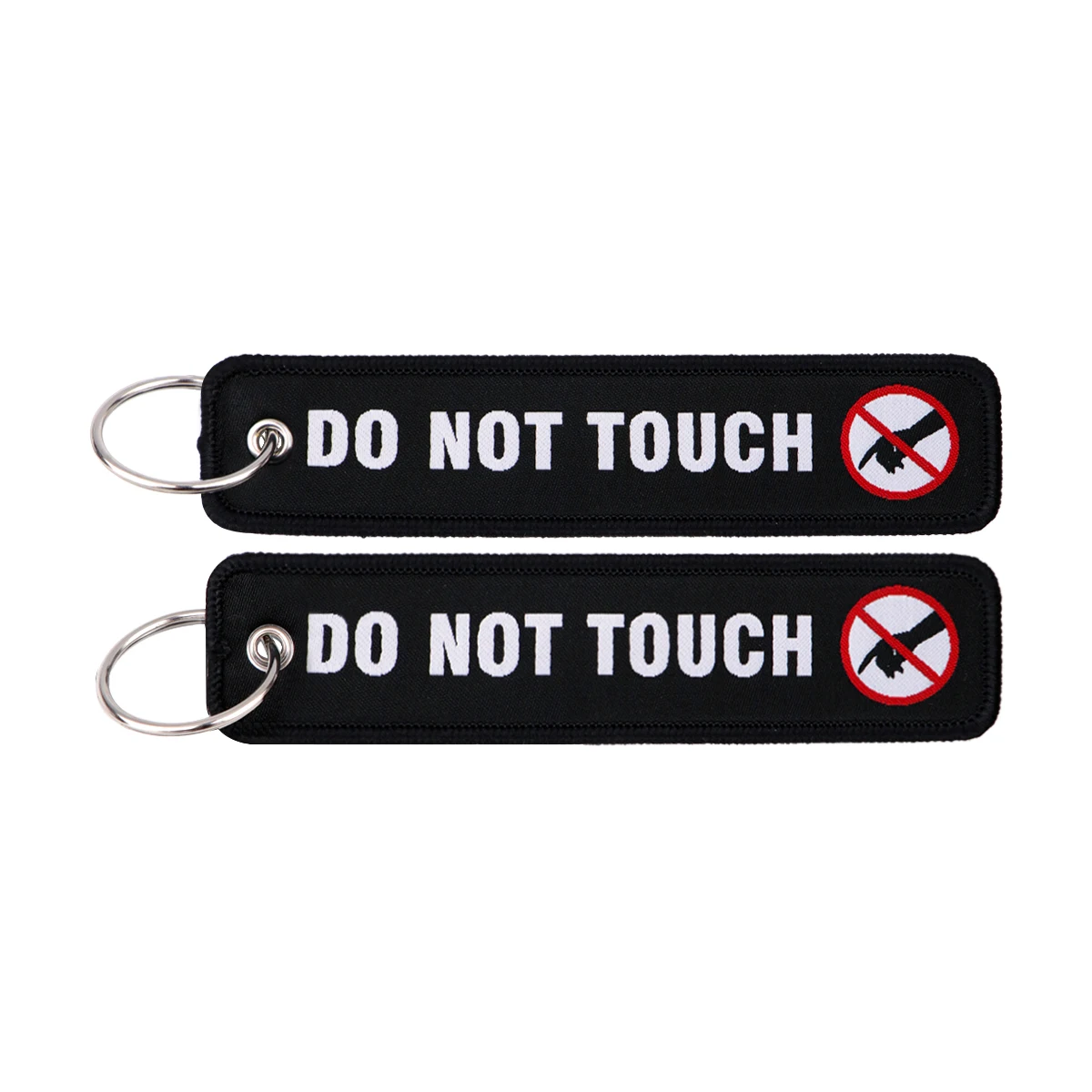 1 Stück „No Risk No Fun“ Lustige Sprüche Serie Stickerei Schlüsselanhänger Rucksack Schlüsselanhänger Motorrad Schlüsselanhänger Schlüsselringe Zubehör Geschenke