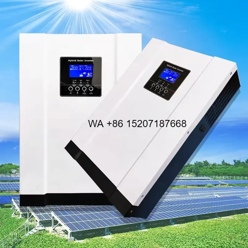 Wmwmnu 5.6KW 3.6KW Hybrid Solar Inverter 48V Battery Pure Sine Wave Off Grid Solar Charger Mppt 80A 120A DC 24V 48V with Wifi