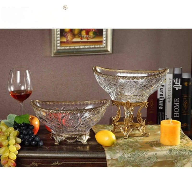 Inlaid crystal locust candy bowl individual