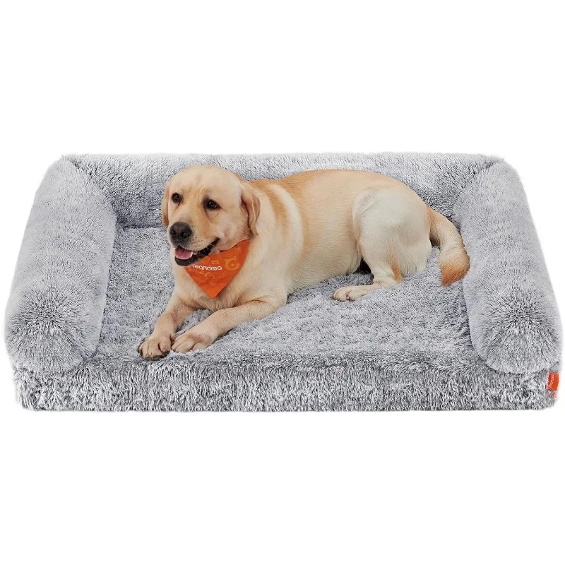 Dog Bed, Orthopaedic Dog Sofa Bed for Medium Dogs, Waterproof Ped Bed with Removable Washable Cover, 36 x 27 x 9 Inches