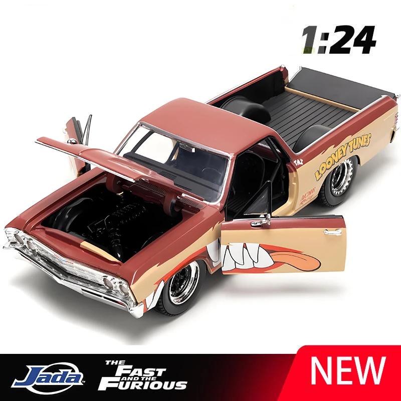 

JADA 1:24 El Camino 1967 Alloy Car Diecasts & Toy Vehicles Car Model Miniature Scale Model Car For Children