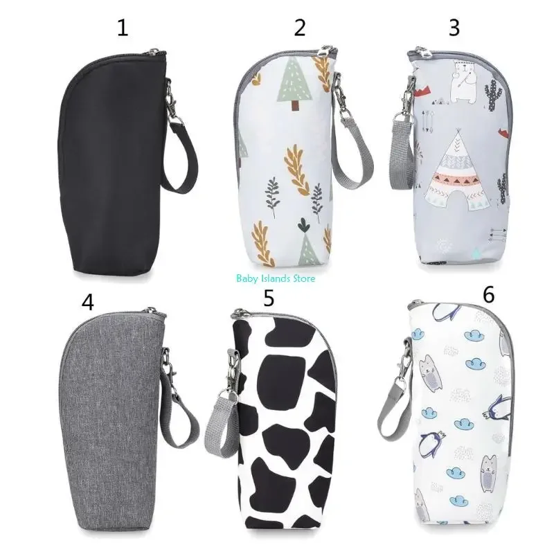 K92D Portable Milk Bottle Bag for Baby Convenient Feeding Lightweight Bottle Holder
