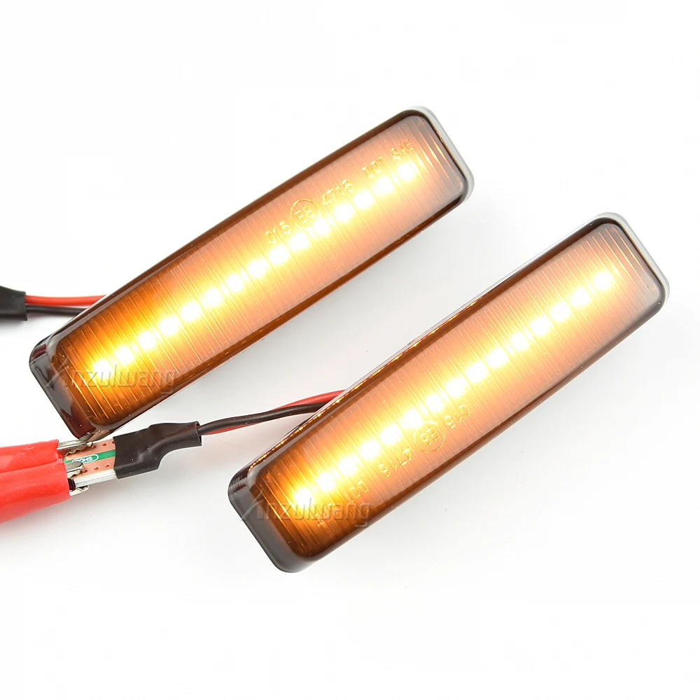 

For BMW 5 Series E39 Car Dynamic LED Turn Signal Side Marker Lights Flowing Sequential Blinker Light