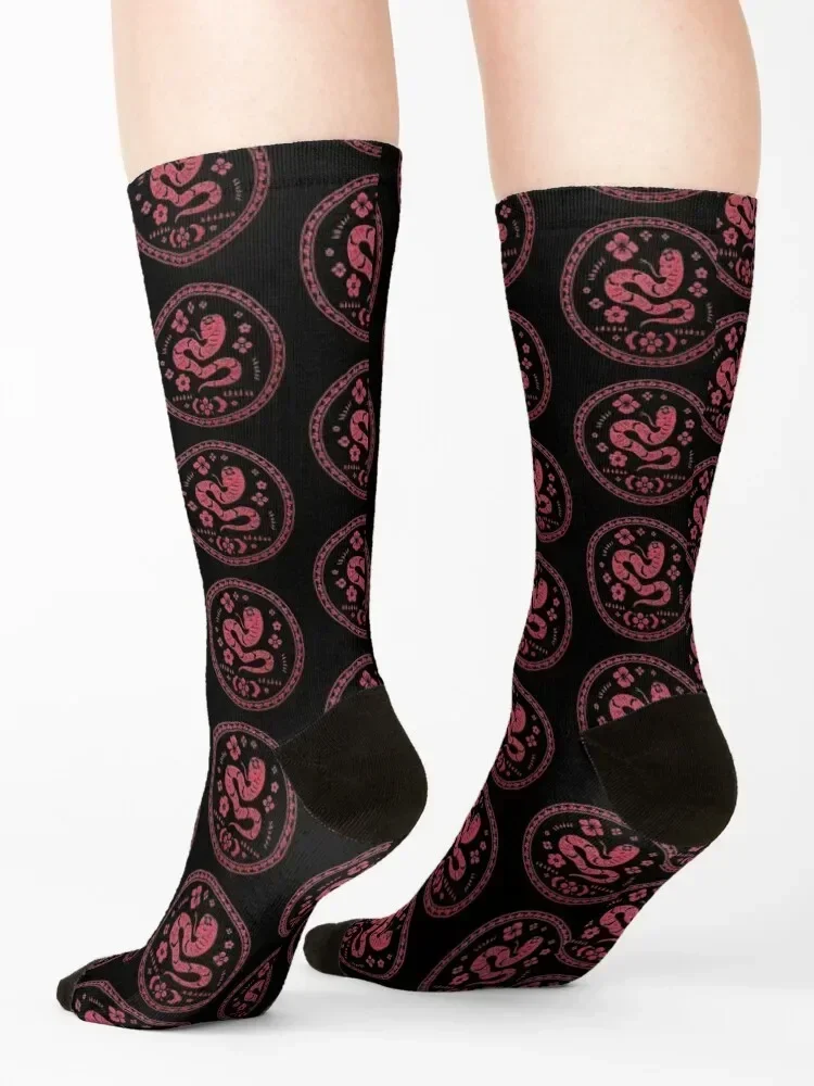 The Year of the Snake Socks Stockings man sports and leisure hiphop japanese fashion Men Socks Women's