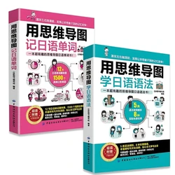 1 book Japanese Learning Books Mind Maps To Memorize Japanese Words Learn Grammar Japanese Introductory Self-study Textbook