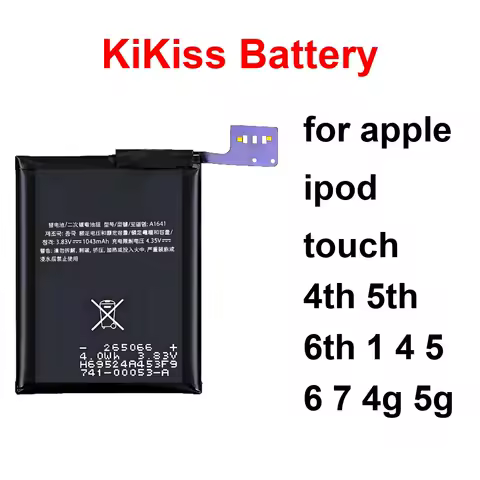Battery High-Capacity 900-1043mAh For Apple iPod Touch 4TH 5TH 6TH 1 4 5 6 7 4G 5G