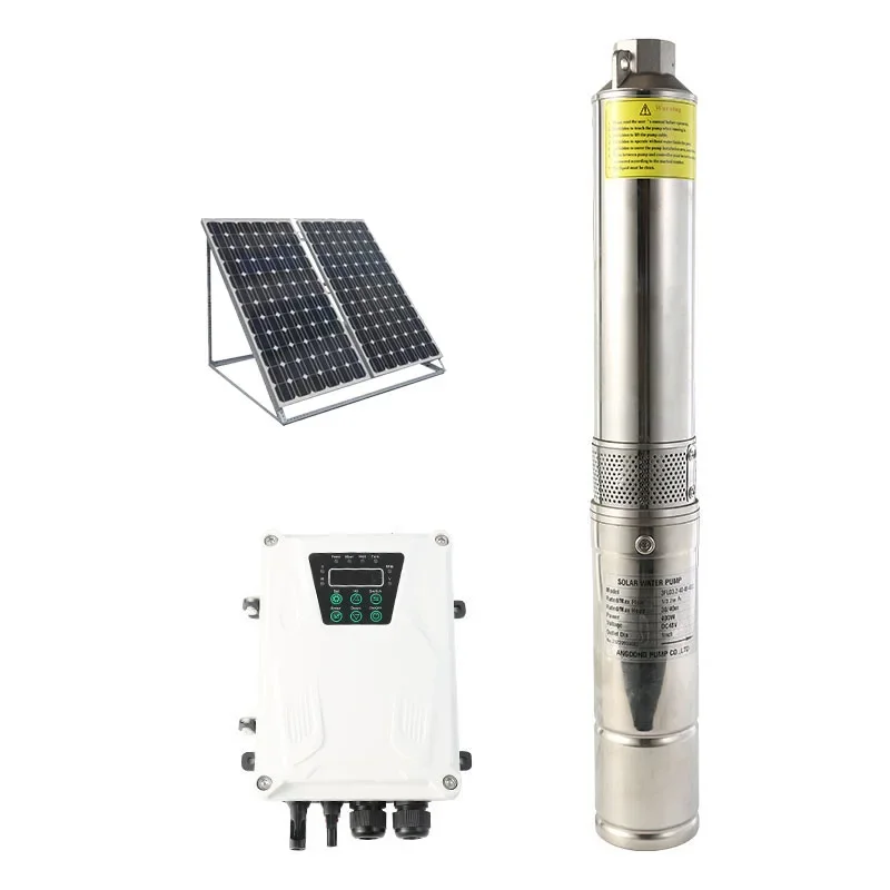 Agricultural Solar Water Pump Deep Well Solar Water Pump Kit With Solar Panel