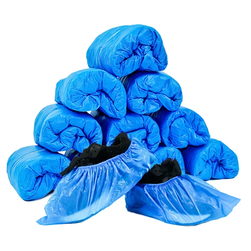 1000pcs Plastic Disposable Shoe 200 Pieces of Disposable Plastic Shoe Covers, Cleaning Overshoes Waterproof Protective