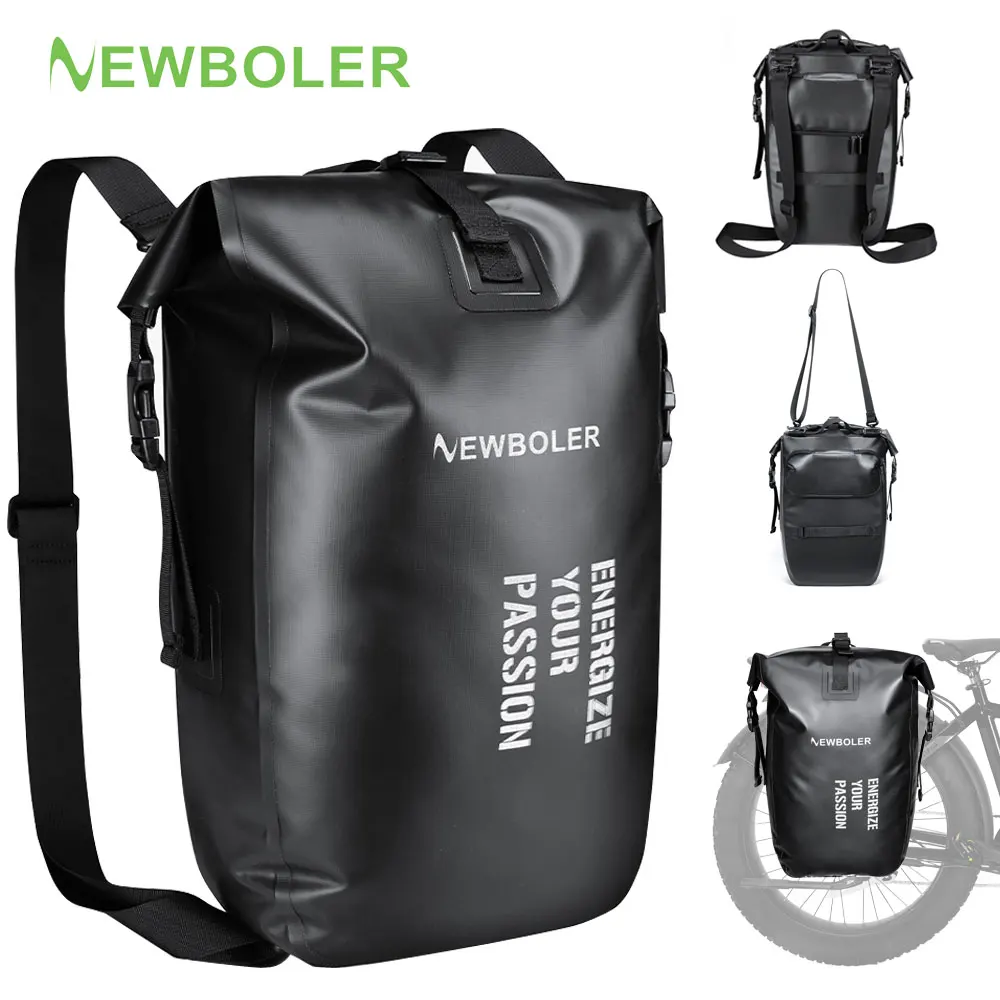 

NEWBOLER велосипедная сумка-корзина 27л большая вместительная водонепроницаемая дорожная велосипедная сумка велосипедная сумка на заднее сиденье багажник аксессуары для электрического велосипеда