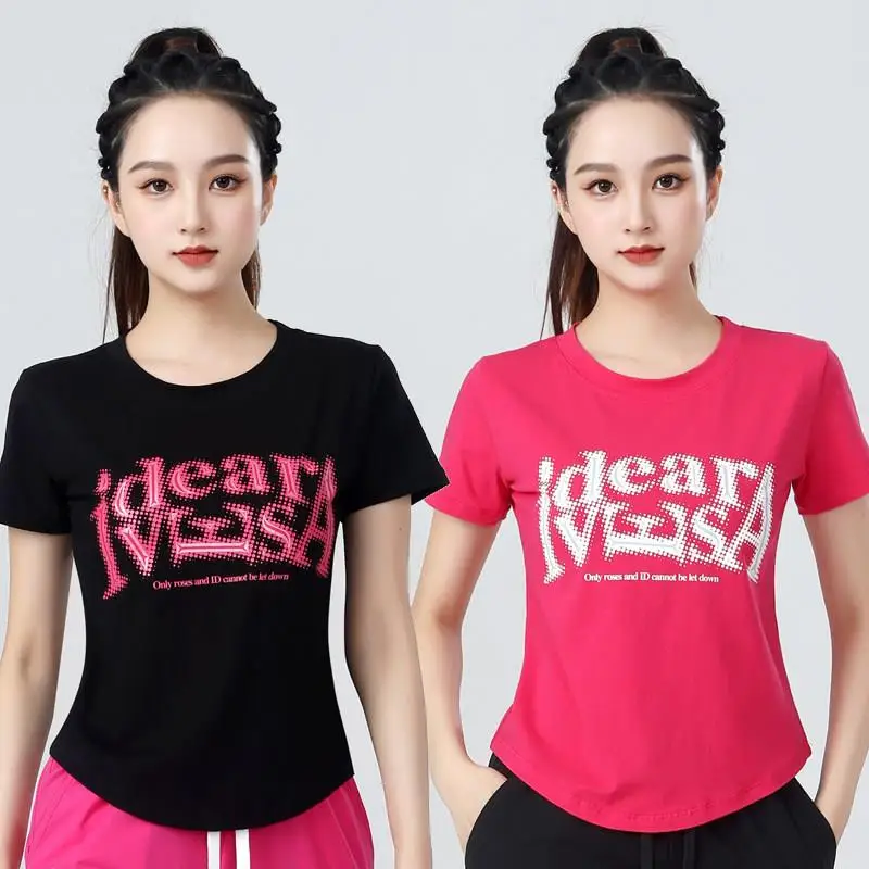 nueva-ropa-de-baile-de-verano-camiseta-deportiva-de-manga-corta-con-estampado-para-mujer-ropa-de-baile-para-ejercicios-en-e