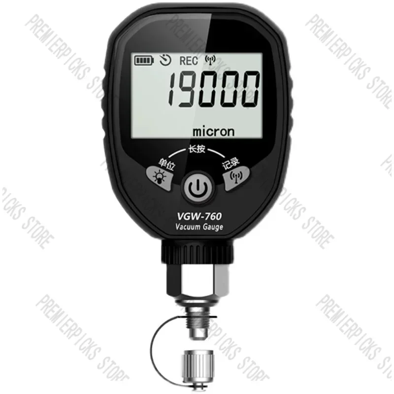 Wireless Vacuum Gauge VGW-760 Intelligent High-Precision Digital Electronic Refrigerant  Negative Pressure