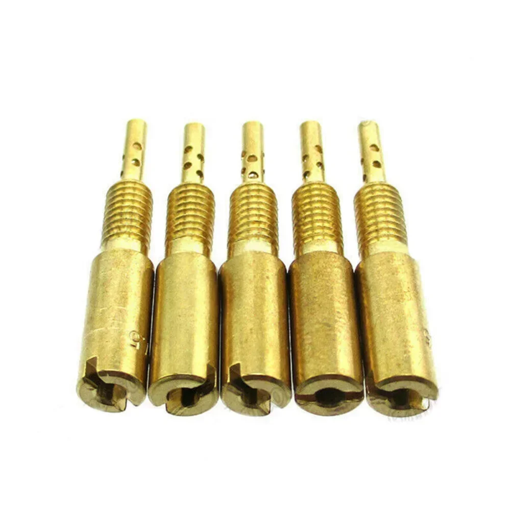 5 uds carburador de chorros lentos 15 17,5 20 22,5 25 para Mikuni Carb VM22-3847 VM26-672U piezas de carburador ATV de carreras