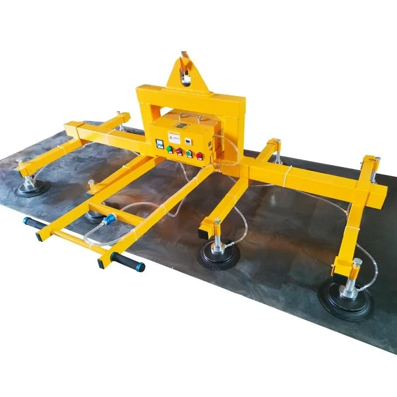 Overhead Crane Suction Lifter With 90 Degree Tilting Feature For Sheet Metal Plate Aluminum Copper Material Lifting Manipulator