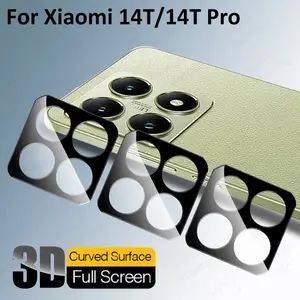 Bilashmart 3 Back 3D Camera Protector Glass Xiaomi 14T 15T Pro 9H Tempered Glass Lens Cover Xiaomi14T Mi 14TPro 14 T T14 15TPro 5G