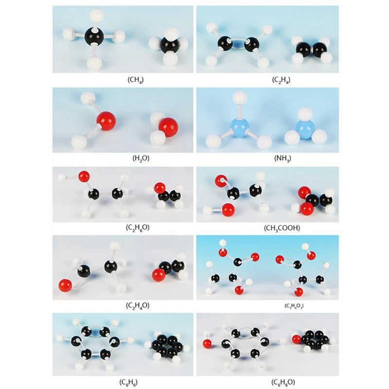 480 Pcs Molecular Model Kit Organic Chemistry Molecular Electron Orbital Model Chemistry Aid Tool For Chemistry Lesson