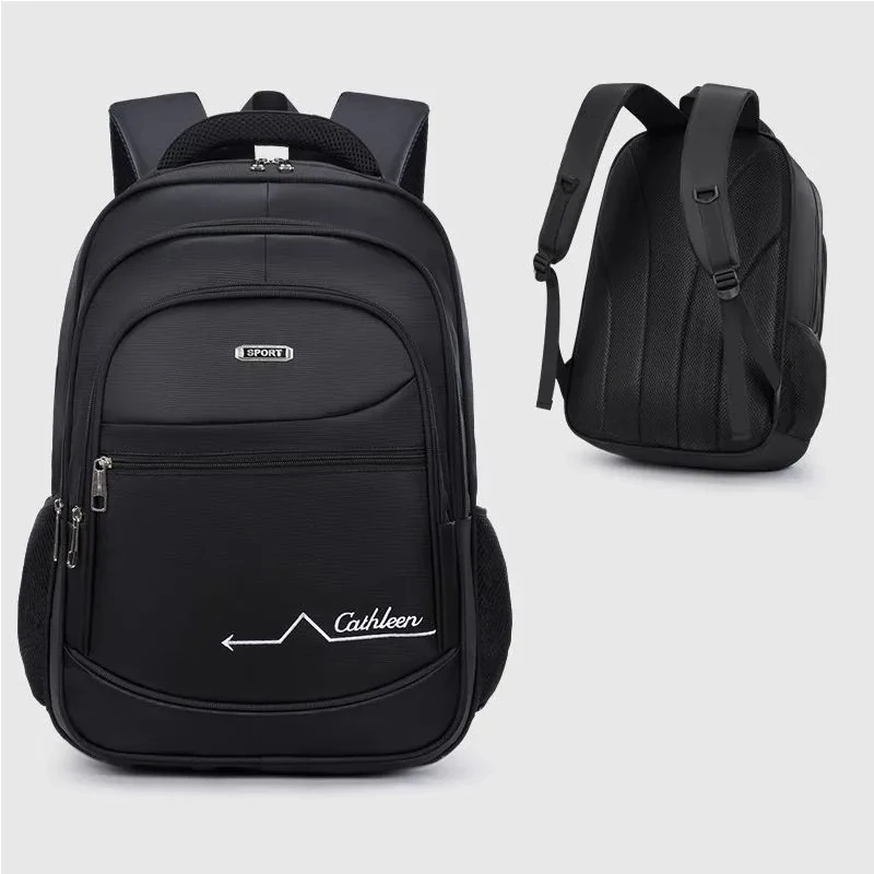 High School Bags for Teenager Nylon Backpack Men Large Capacity College Student Campus Bookbag