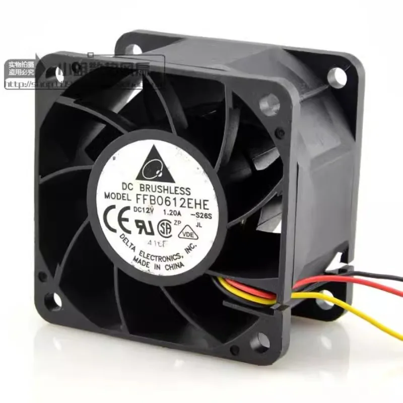 New Fan for Delta FFB0612EHE 12V 1.2A Double Ball Bearing Violent Cooling Fan 6cm 6038 60x60x38mm