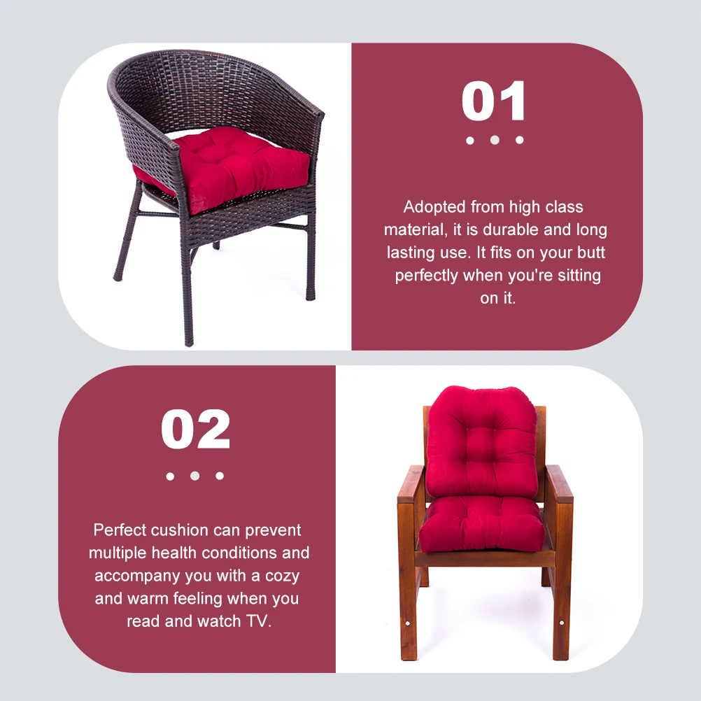 

2pcs U Shaped Cushion Portable Chair Sofa Seat Pads Polyester Home Ergonomic Butt Support Pad Long Lasting Durability Soft