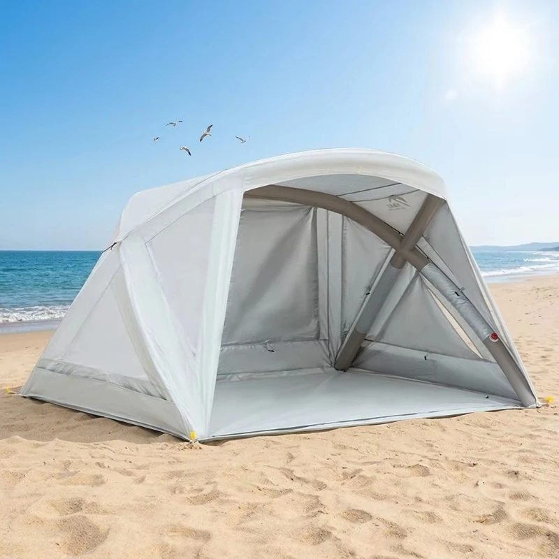 Fast Inflatable Spacious Inflatable Oxford Double Layer Waterproof 2000-3000 mm Summer Camping Tent Family Backyard
