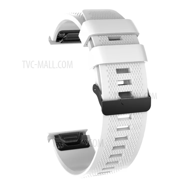 

For Garmin Forerunner 935/Fenix 5/5 Plus Silicone Smart Watch Band Replacement Strap 22m - White