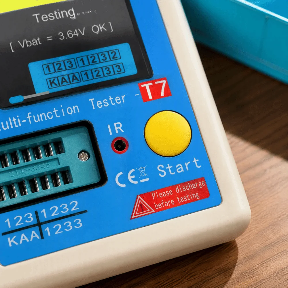 Full Color Graphic Display Transistor Tester Multifunction TFT Display LCR Meter Inductor Testing Diode Testing