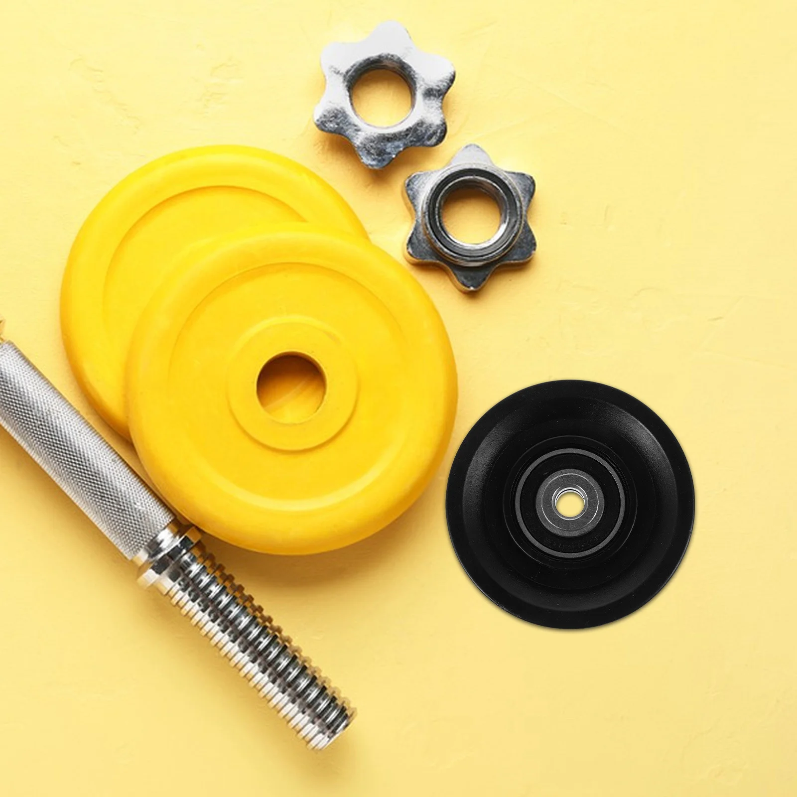 

Universal Nylon Pulley Wheel Bearing Fitness Equipment Workout Gym Cable Machine Attachment Exercise Weight Pulley