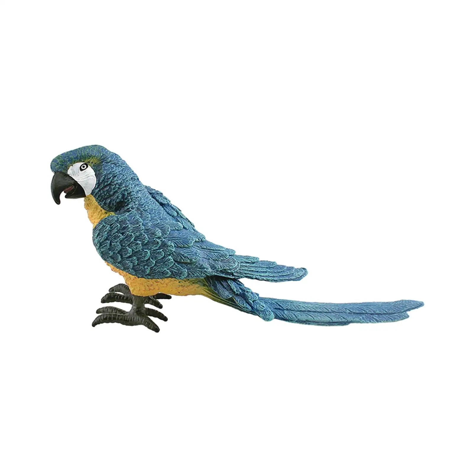 Lifelike Artificial Parrot Bird Ornaments Crafts Cute Simulation Parrot Ornament for Backyard Yard Balcony Garden Indoor Outdoor