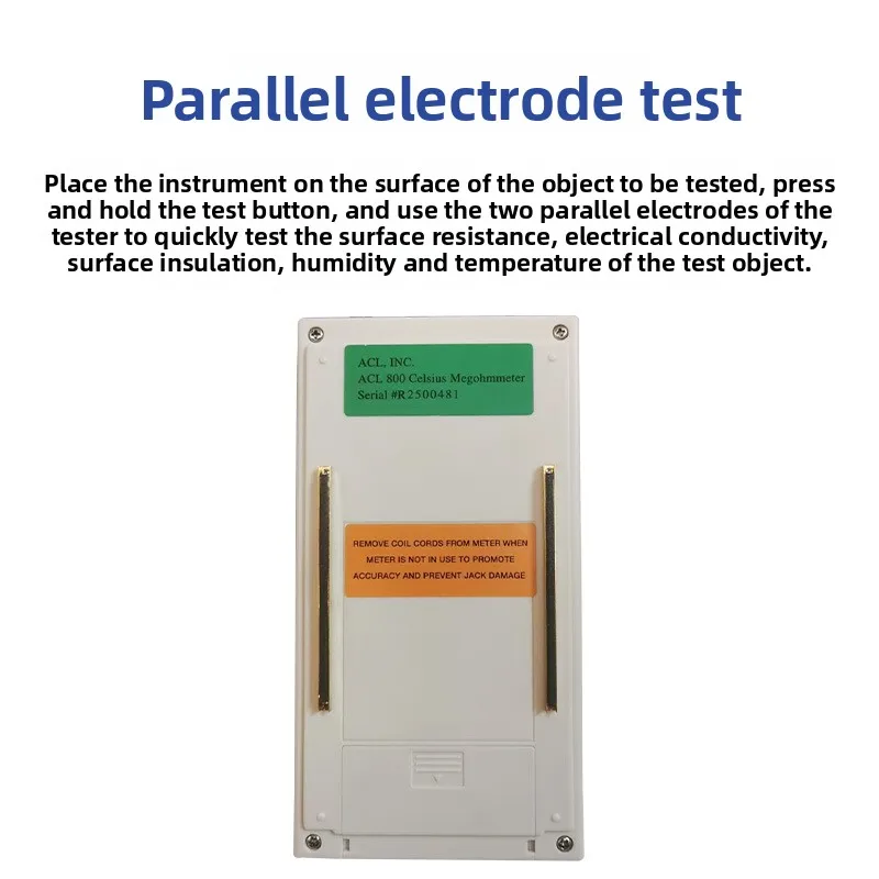 Utility ACL800 Insulation Resistance Tester Precision Anti-static Electrical Impedance Test Megaohmmeter