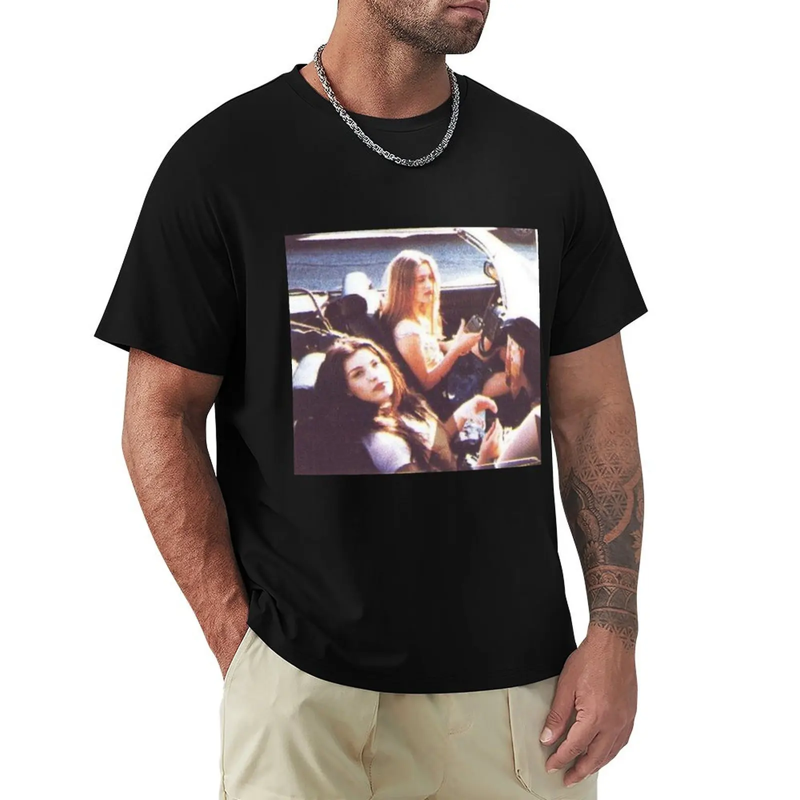 Camiseta Liv Tyler y Alicia Silverstone, camiseta deportiva de talla grande para gimnasio