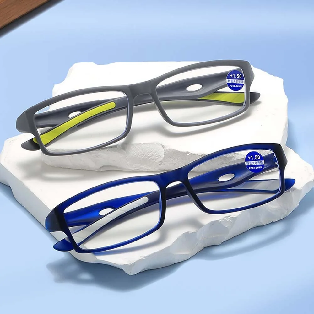 

3 Color Alloy Anti Blu-ray Glasses TR PC Elderly Reading Eyewear Costume Accessory Lightweight Unisex Presbyopic Glasses Outdoor