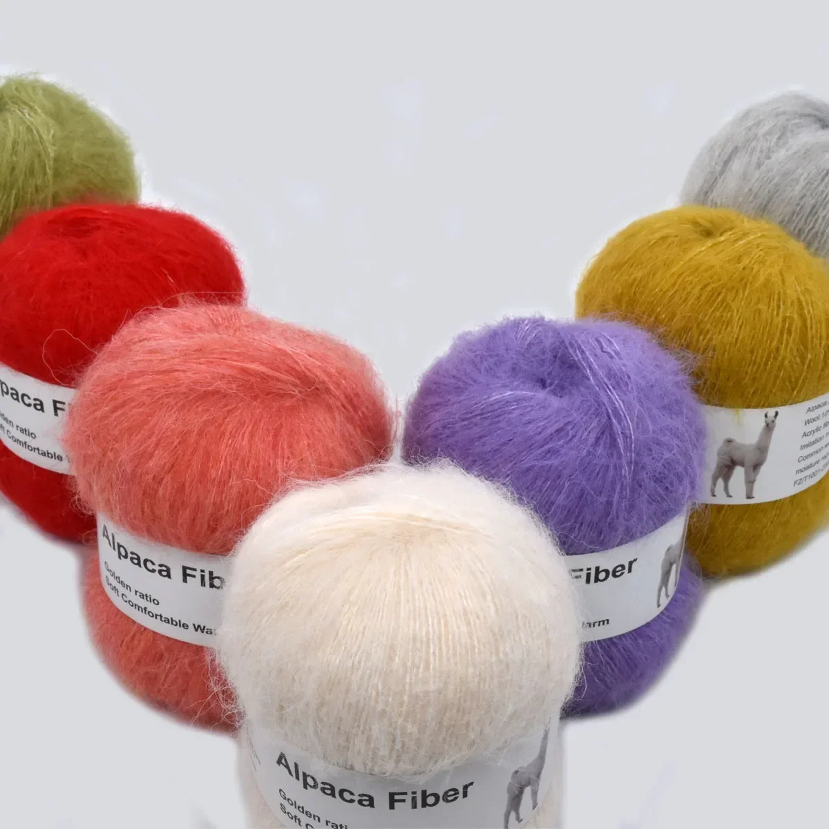 50g Alpaca Mohair Yarn for Knitting