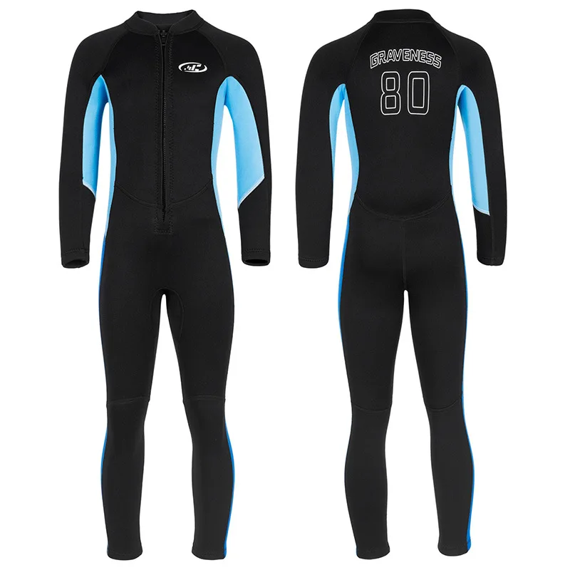 Children's Swimsuit 2.5mm Boys' Swimsuit Swimming Lesson Cold and Warm One-piece Pool Warm Swimsuit Summer