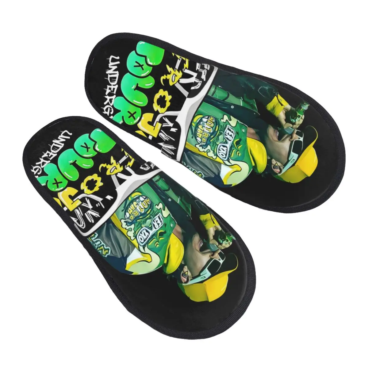 

Пользовательские тапочки Feid-Ferxxo-Art-Graphic из пены с эффектом памяти, женские мягкие теплые домашние тапочки