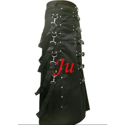 fondcosplay hiphop Gothic Tripp Punk Fashion black cotton Skirt Pants Trousers Cosplay Costume Custom-made[CK796]