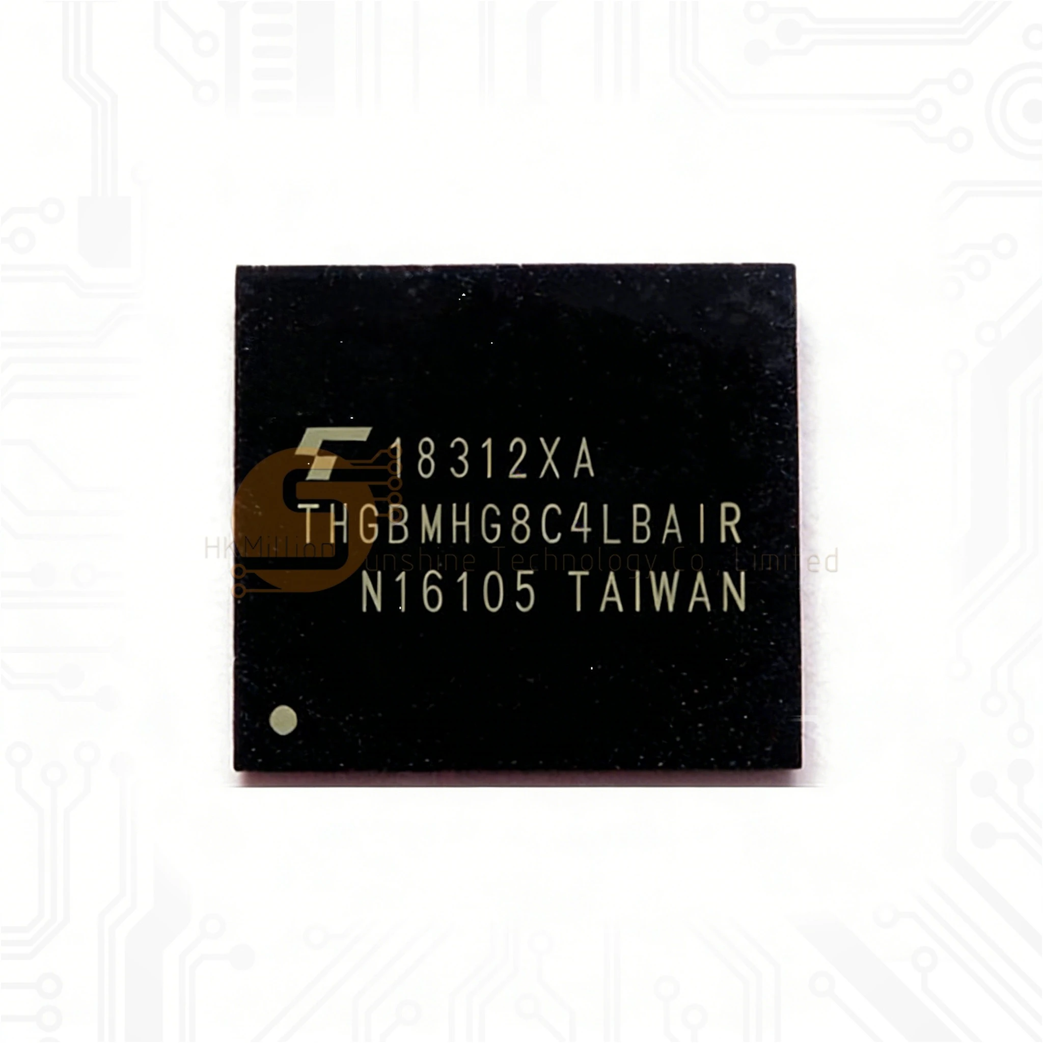 THGBMHG8C4LBAIR eMMC Chip 32GB eMMC 5.1 153-Ball FBGA Flash Memory IC For TV Box Tablet Smartphone