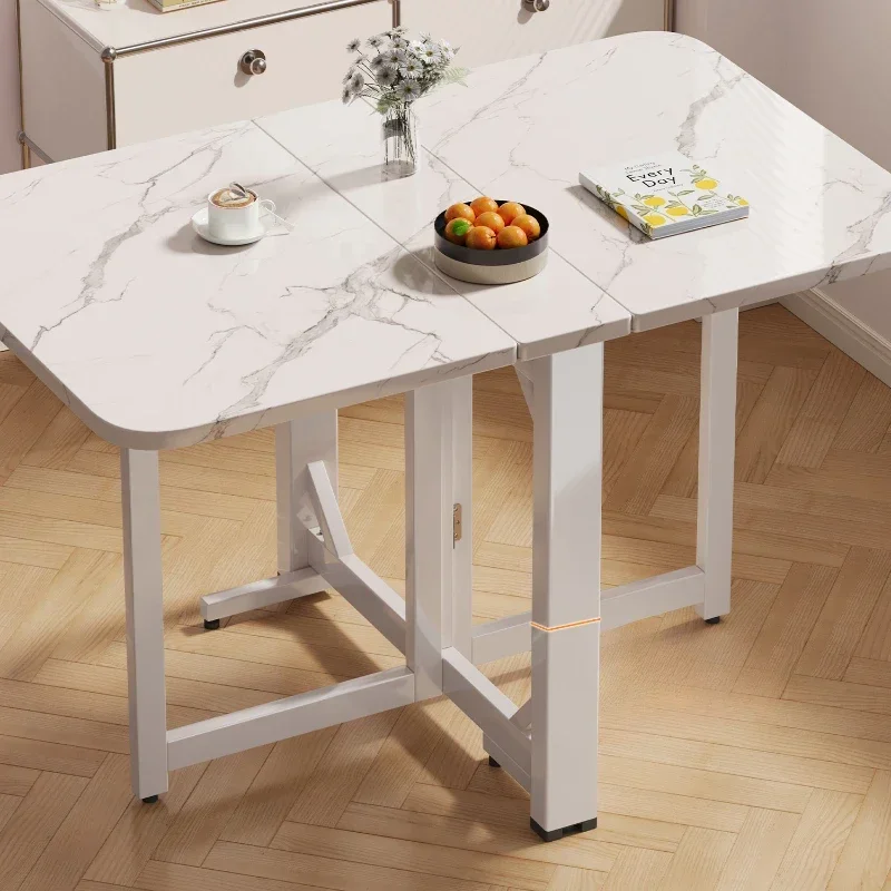 

Folding table, small household dining table, rental room modern installation-free multi-functional dining table and chairs