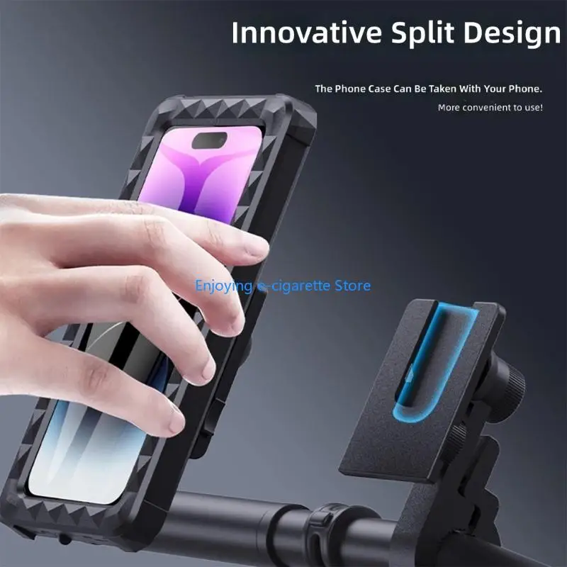 Universal Fahrrad Lenker Halterung Wasserdichte Touchscreens Telefon Halter Geeignet für 5,5 bis 6,9 Zoll Smartphones – Detail 10