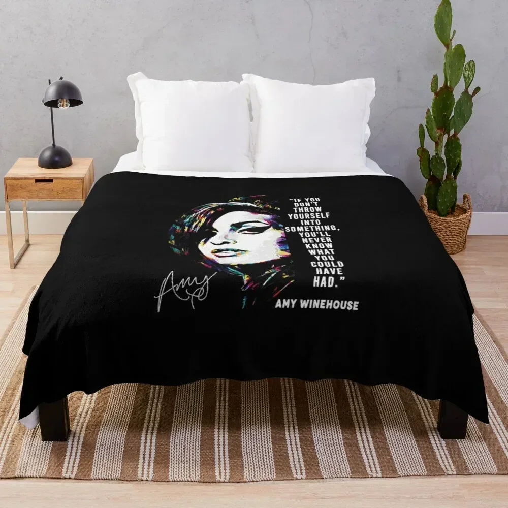 

nn Amy Winehouse Throw Blanket Fluffy Cozy Throw Blanket for Home Decor
