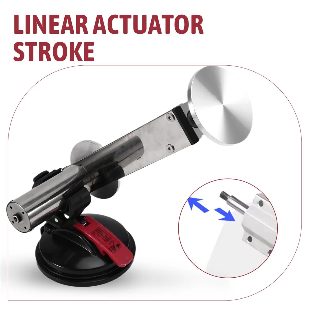 

AA98 Linear Actuator Stroke 60mm Actuator Reciprocating Motor Small Mini Telescopic Linear Actuator with Suction Cup EU Plug