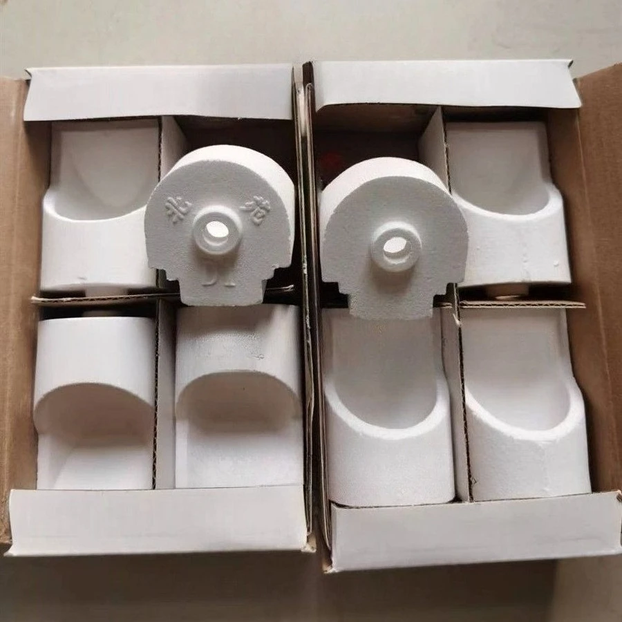 Lab Centrifugal Casting Machine Accessories, Horizontal Casting Cup, Quartz Crucible, Mechanic Materials, A Box of 4 s