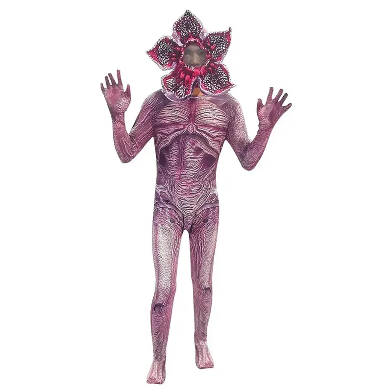 Demogorgon Cosplay Jumpsuit Bodysuit Mask Outfits For Kids Halloween Carneval Cosplay Suit