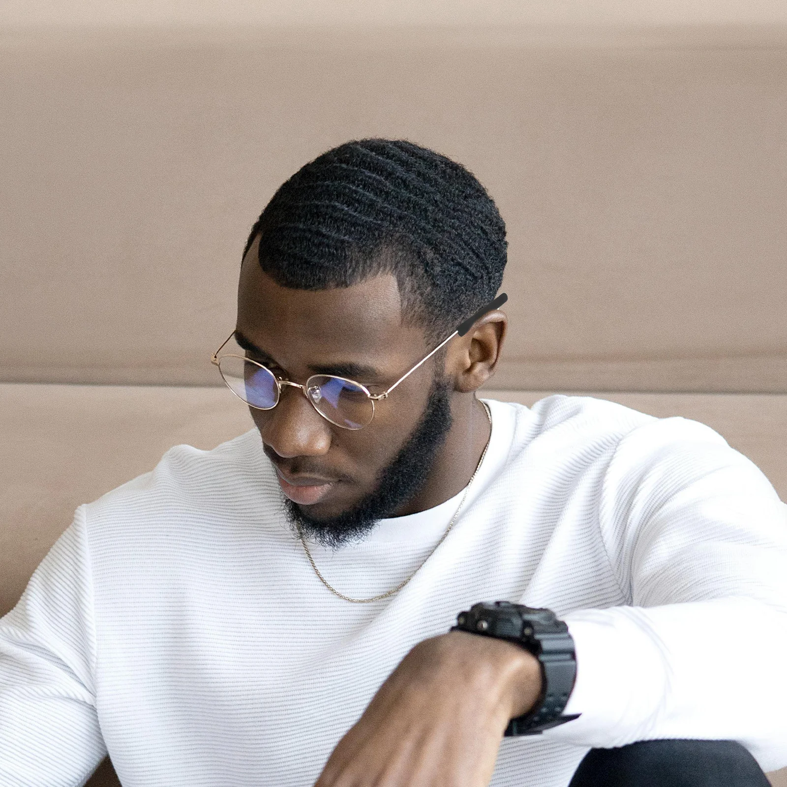 

10Pairs Silicone Eyeglass Ear Grips Soft Temple Tips for Glasses Secure Non Slip Hold during Sports Running Cycling Eyeglass